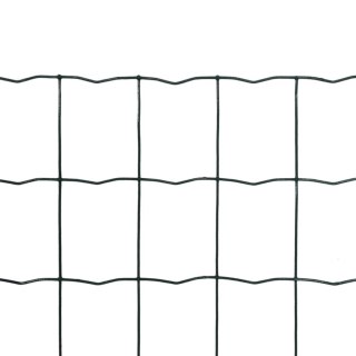  Euro ogrodzenie, stalowe, 10 x 1,0 m, zielone