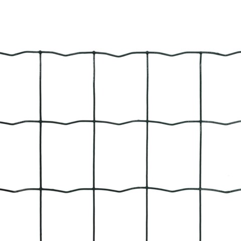  Euro ogrodzenie, stalowe, 25 x 1,2 m, zielone