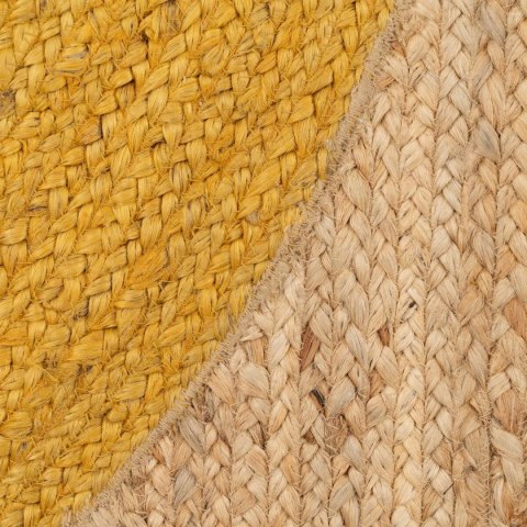 Dywan Żółty Naturalny 160 x 230 cm Juta