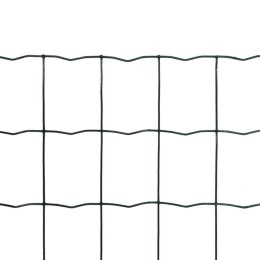  Euro ogrodzenie, stalowe, 10 x 0,8 m, zielone