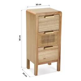 Komoda Versa Rattan Drewno MDF (24 x 66 x 30 cm)