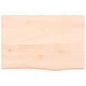  Blat do łazienki, 60x40x(2-4) cm, surowe, lite drewno
