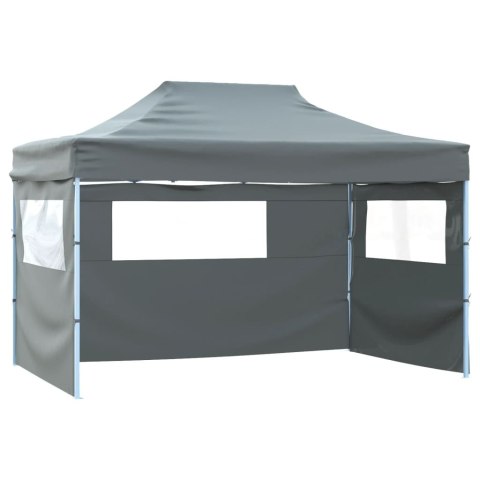  Profesjonalny, składany namiot imprezowy, 4 ściany, 3x4 m, stal