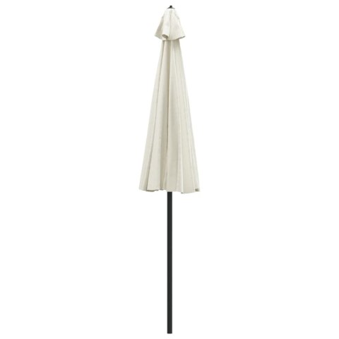  Parasol ogrodowy na słupku aluminiowym, 270 cm, piaskowy