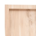  Blat do łazienki, 60x30x(2-4) cm, surowe, lite drewno