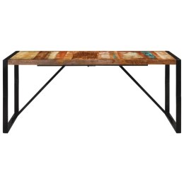  Stół, 175x90x76 cm, lite drewno z odzysku