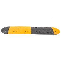  Próg zwalniający, żółto-czarny, 129x32,5x4 cm, gumowy
