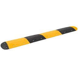  Próg zwalniający, żółto-czarny, 226x32,5x4 cm, gumowy