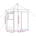  Namiot imprezowy typu pop-up z 4 ściankami, kolor taupe