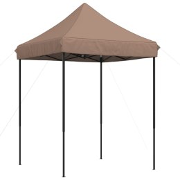  Składany namiot imprezowy typu pop-up, brązowy, 200x200x306 cm
