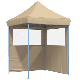  Namiot imprezowy typu pop-up z 2 ściankami, beżowy