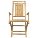  Składane krzesła ogrodowe, 6 szt., 53x66x99 cm, bambusowe