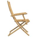 Składane krzesła ogrodowe, 6 szt., 53x66x99 cm, bambusowe