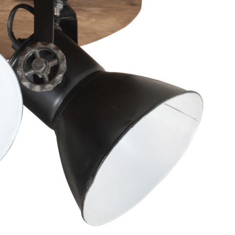  Lampa sufitowa 25 W, czarna, 50x50x25 cm, E27