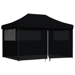  Namiot imprezowy typu pop-up z 4 ściankami, czarny