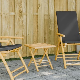  Składany stolik ogrodowy, 45x45x45 cm, bambusowy