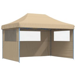  Namiot imprezowy typu pop-up z 3 ściankami, beżowy