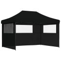  Namiot imprezowy typu pop-up z 3 ściankami, czarny