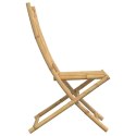  Składane krzesła ogrodowe, 6 szt., 46x66x99 cm, bambusowe