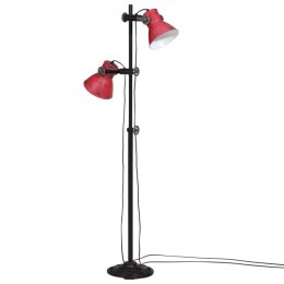  Lampa stojąca, 25 W, postarzany czerwony, 25x25x90/160 cm, E27