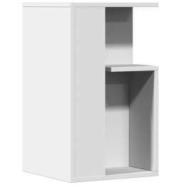  Stolik boczny, biały, 35x35x60 cm, materiał drewnopochodny