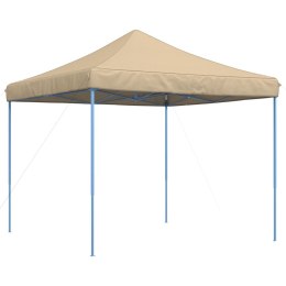  Składany namiot imprezowy typu pop-up, beżowy, 292x292x315 cm