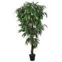  Sztuczne drzewko mango, 450 liści, 120 cm, zielone
