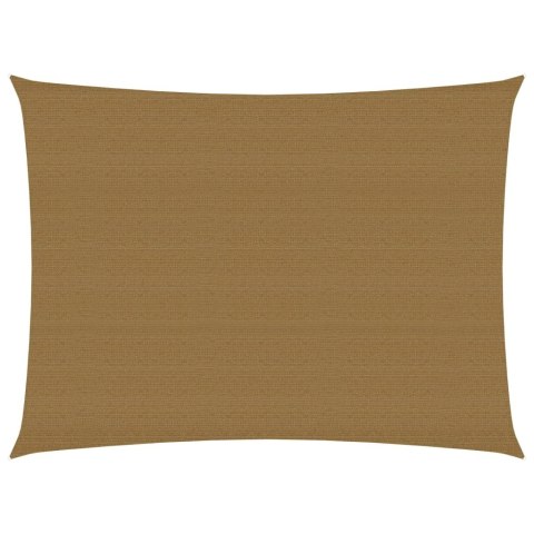  Żagiel przeciwsłoneczny, 160 g/m², kolor taupe, 4x5 m, HDPE