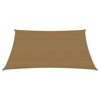  Żagiel przeciwsłoneczny, 160 g/m², kolor taupe, 4x5 m, HDPE