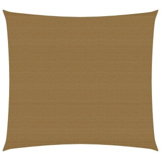  Żagiel przeciwsłoneczny, 160 g/m², taupe, 3,6x3,6 m, HDPE