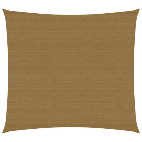  Żagiel przeciwsłoneczny, 160 g/m², taupe, 3,6x3,6 m, HDPE