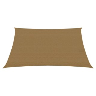  Żagiel przeciwsłoneczny, 160 g/m², taupe, 3,6x3,6 m, HDPE