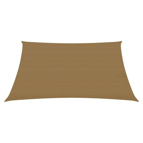  Żagiel przeciwsłoneczny, 160 g/m², taupe, 3,6x3,6 m, HDPE