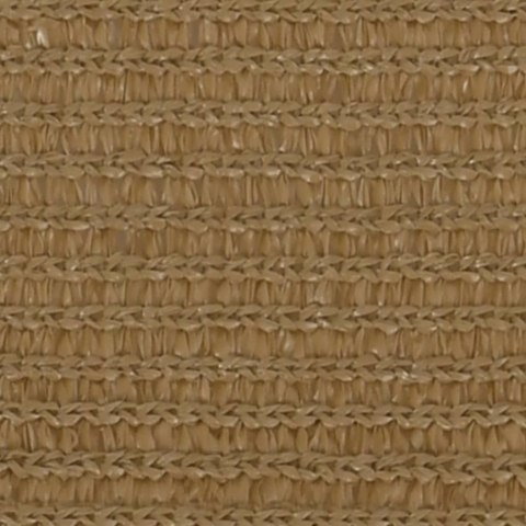  Żagiel przeciwsłoneczny, 160 g/m², taupe, 3,6x3,6 m, HDPE