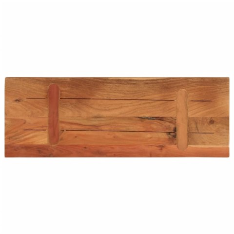  Blat stołu, 70x30x2,5 cm, prostokątny, lite drewno akacjowe