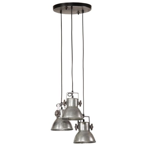  Lampa wisząca, 25 W, srebro vintage, 30x30x100 cm, E27