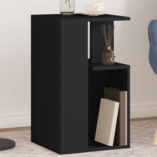  Stolik boczny, czarny, 35x35x60 cm, materiał drewnopochodny