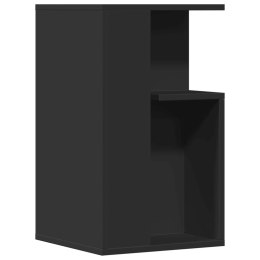  Stolik boczny, czarny, 35x35x60 cm, materiał drewnopochodny
