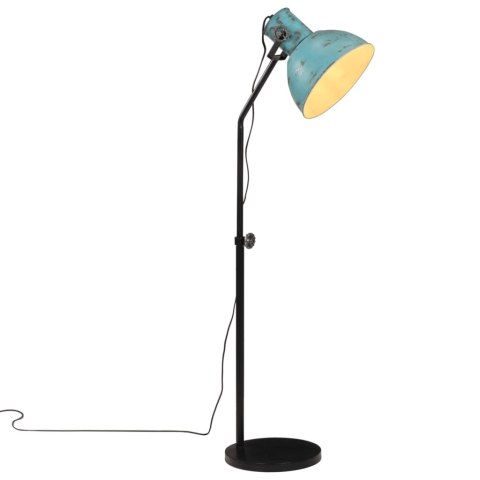  Lampa stojąca, 25 W, postarzany niebieski, 30x30x90-150 cm, E27