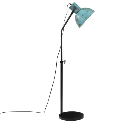  Lampa stojąca, 25 W, postarzany niebieski, 30x30x90-150 cm, E27