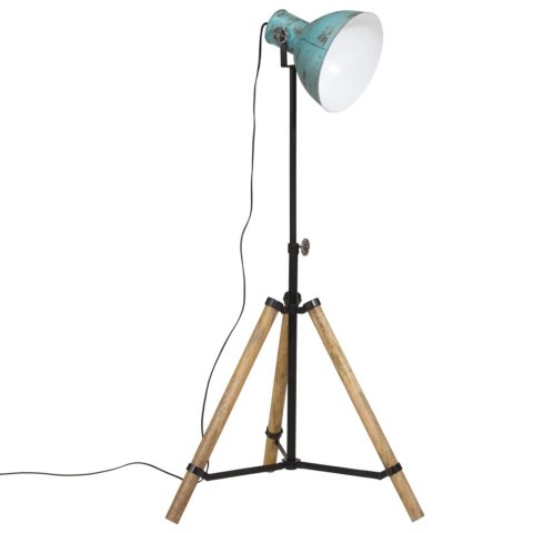  Lampa stojąca, 25 W, postarzany niebieski, 75x75x90-150 cm, E27