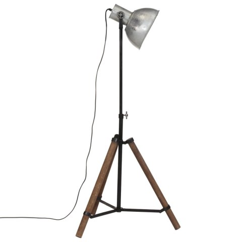  Lampa stojąca, 25 W, srebro vintage, 75x75x90-150 cm, E27