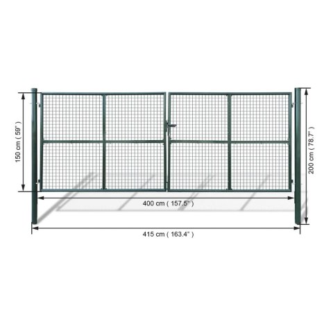 Ogrodzenie 415 x 200 cm / 400 x 150 cm