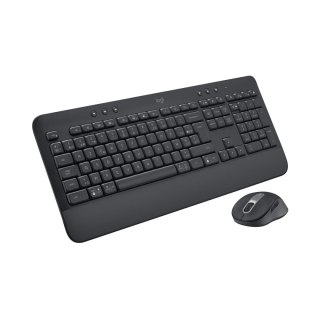 Klawiatura Bezprzewodowa i Myszka Logitech 920-011001 Czarny Azerty Francuski