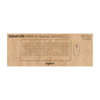 Klawiatura Bezprzewodowa i Myszka Logitech 920-011001 Czarny Azerty Francuski