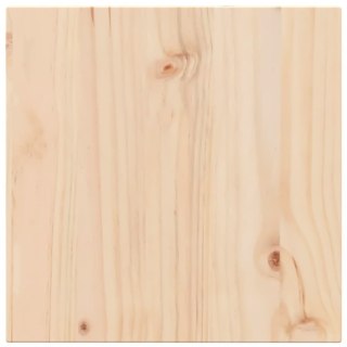  Blat do stolika, 40x40x2,5 cm, kwadratowy, lite drewno sosnowe