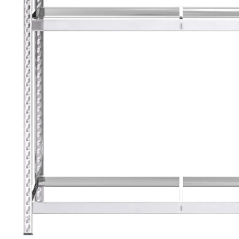  3-poziomowe regały na opony, 2 szt., 110x40x200 cm, stal