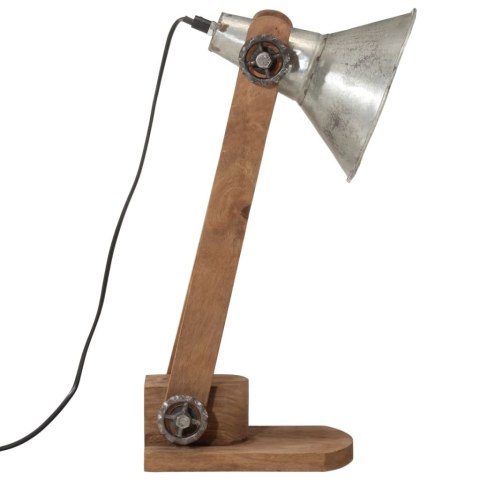  Lampa stołowa, 25 W, srebro vintage, 23x13x52 cm, E27