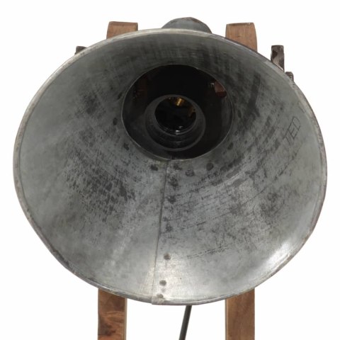  Lampa stołowa, 25 W, srebro vintage, 23x13x52 cm, E27