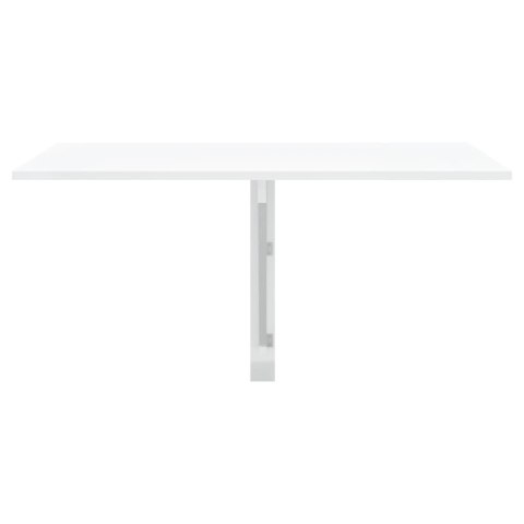  Składany stolik kawowy, biały o wysokim połysku, 100x60x56 cm